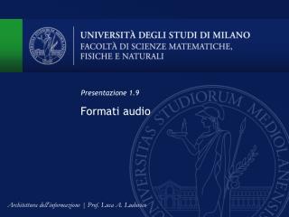 Formati audio