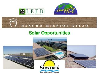 Solar Opportunities