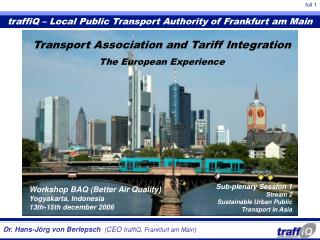 traffiQ – Local Public Transport Authority of Frankfurt am Main