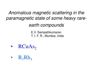 Anomalous magnetic scattering in the paramagnetic state of some heavy rare-earth compounds