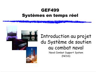 GEF499 Systèmes en temps réel