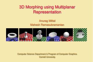 3D Morphing using Multiplanar Representation