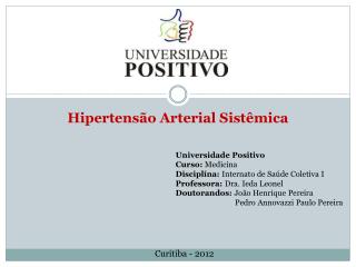 Hipertensão Arterial S istêmica