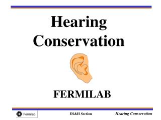 Hearing Conservation