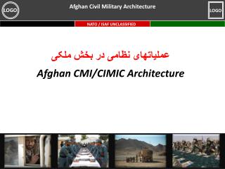 عملیاتهای نظامی در بخش ملکی Afghan CMI/CIMIC Architecture