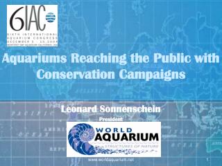 Aquariums Reaching the Public with Conservation Campaigns