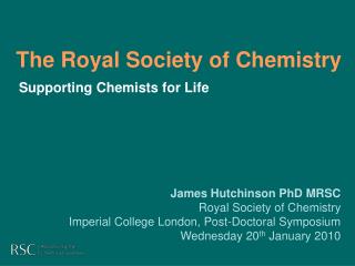 The Royal Society of Chemistry