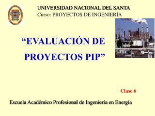 Curso: PROYECTOS DE INGENIERÍA