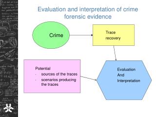 Evaluation and interpretation of crime forensic evidence