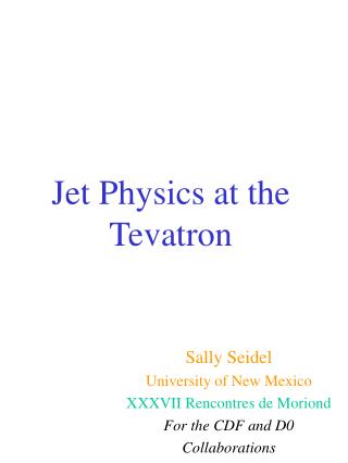 Jet Physics at the Tevatron