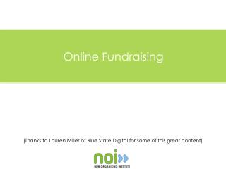 Online Fundraising