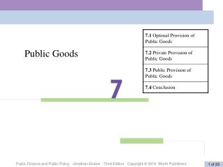 Public Goods