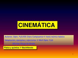 CINEMÁTICA