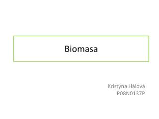 Biomasa