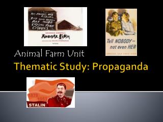 Thematic Study: Propaganda