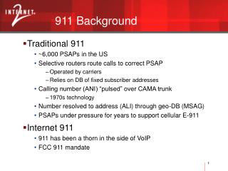 911 Background