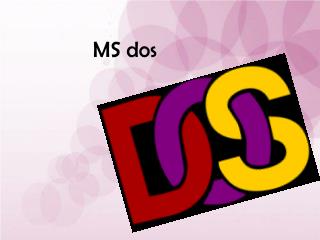 MS dos
