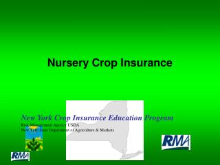 Nursery Crop Insurance