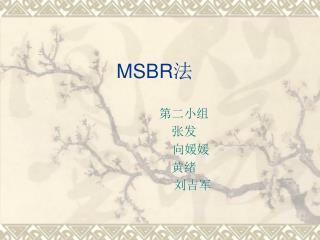 MSBR 法