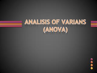 ANALISIS OF VARIANS (ANOVA)
