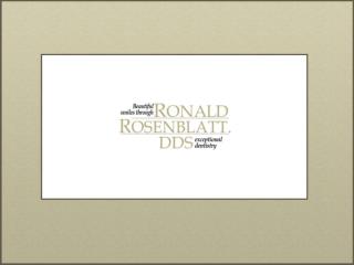 Beverly Hills Cosmetic Dentist Dr. Ronald Rosenblatt DDS