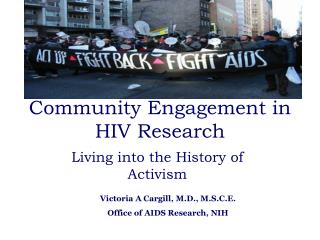 Community Engagement in HIV Research