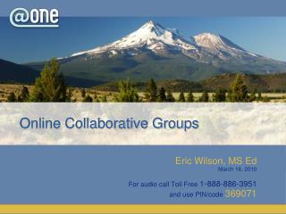 Online Collaborative Groups