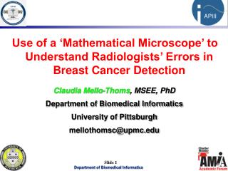 Use of a ‘Mathematical Microscope’ to Understand Radiologists’ Errors in Breast Cancer Detection