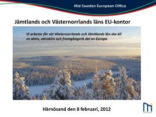 Jämtlands och Västernorrlands läns EU-kontor