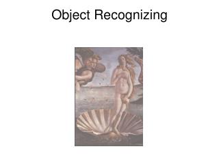 Object Recognizing