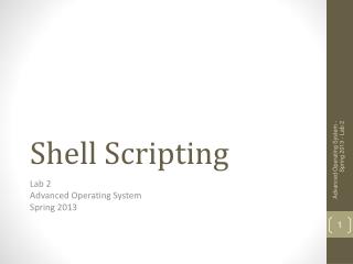 Shell Scripting