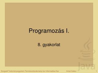 Programozás I.