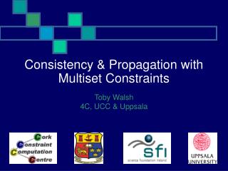 Consistency &amp; Propagation with Multiset Constraints