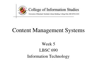 Content Management Systems