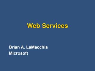 Web Services