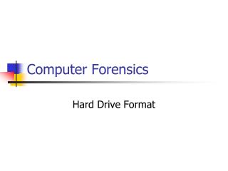 Computer Forensics