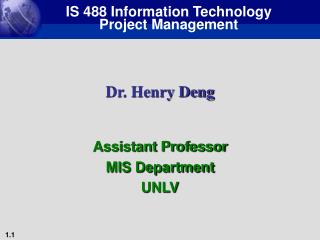 Dr. Henry Deng