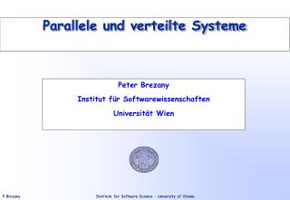 Parallele und verteilte Systeme