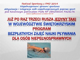 Festiwal Sportowy z FMO 2014 Niepełnosprawni sprawni sportowo