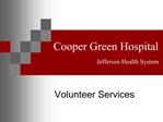 Cooper Green Hospital Jefferson Health System