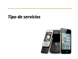 Tipo de servicios