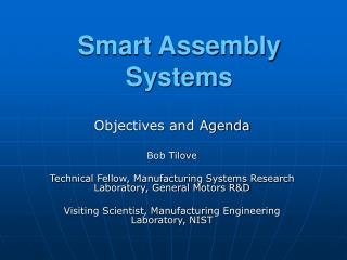 Smart Assembly Systems