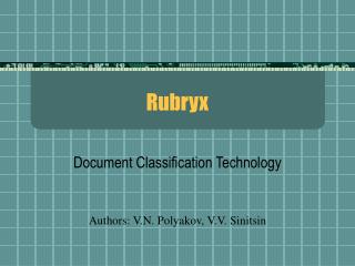 Rubryx