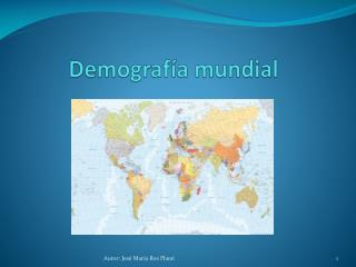 Demografía mundial