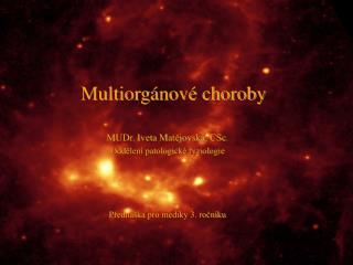 Multiorgánové choroby