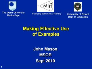 Making Effective Use of Examples