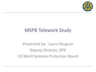 MSPB Telework Study