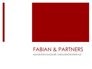 FABIAN &amp; PARTNERS