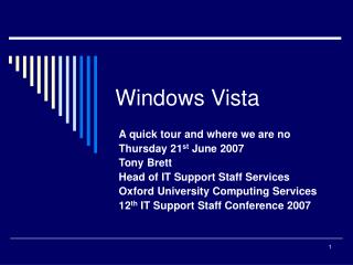 Windows Vista