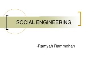 SOCIAL ENGINEERING